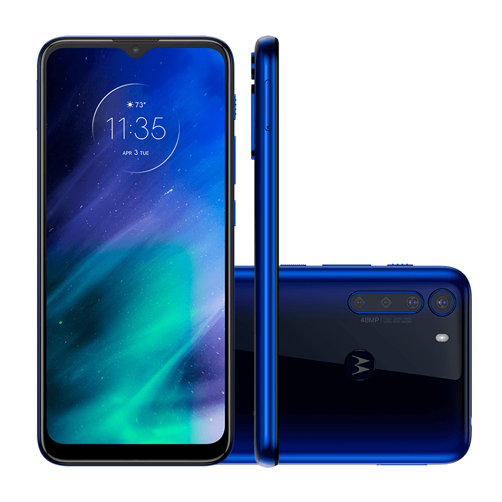 Motorola One Fusion 128GB 4GB Azul Safira Android image number 0